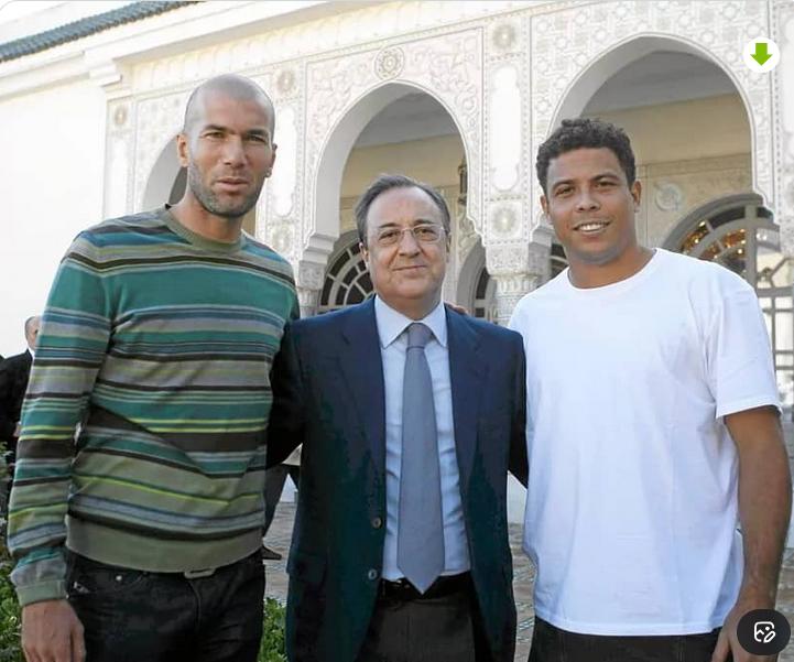 齐达内和大罗当年又是对手，又当过队友，俩人的关系也非常融洽。齐达内曾经评价罗纳尔