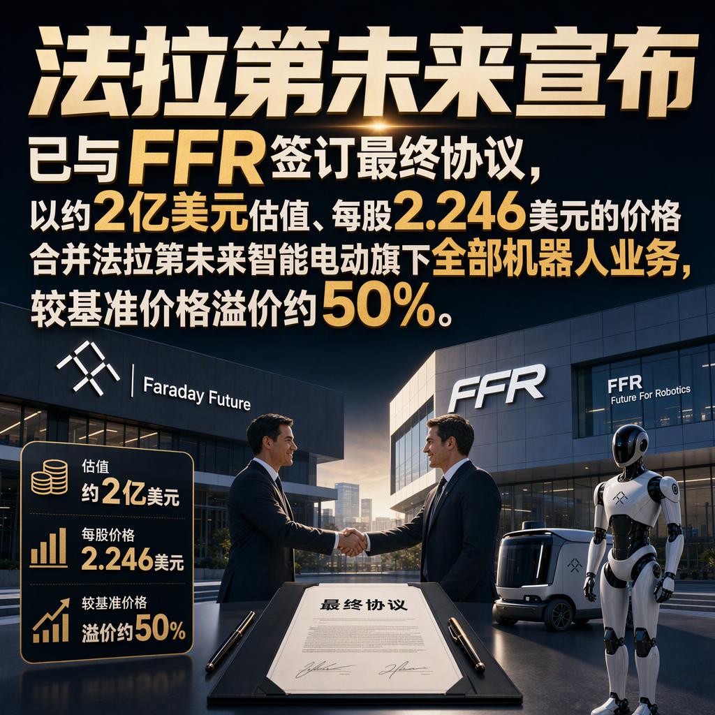 法拉第未来这次2亿美元估值卖掉机器人业务，看似热闹，实则是一场不得已的"战略收缩