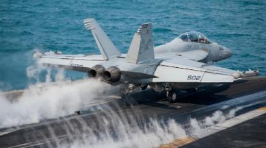 事故原因明确！拦阻索失效断裂！9月28日，EA-18G坠毁，中国巨力索具摊