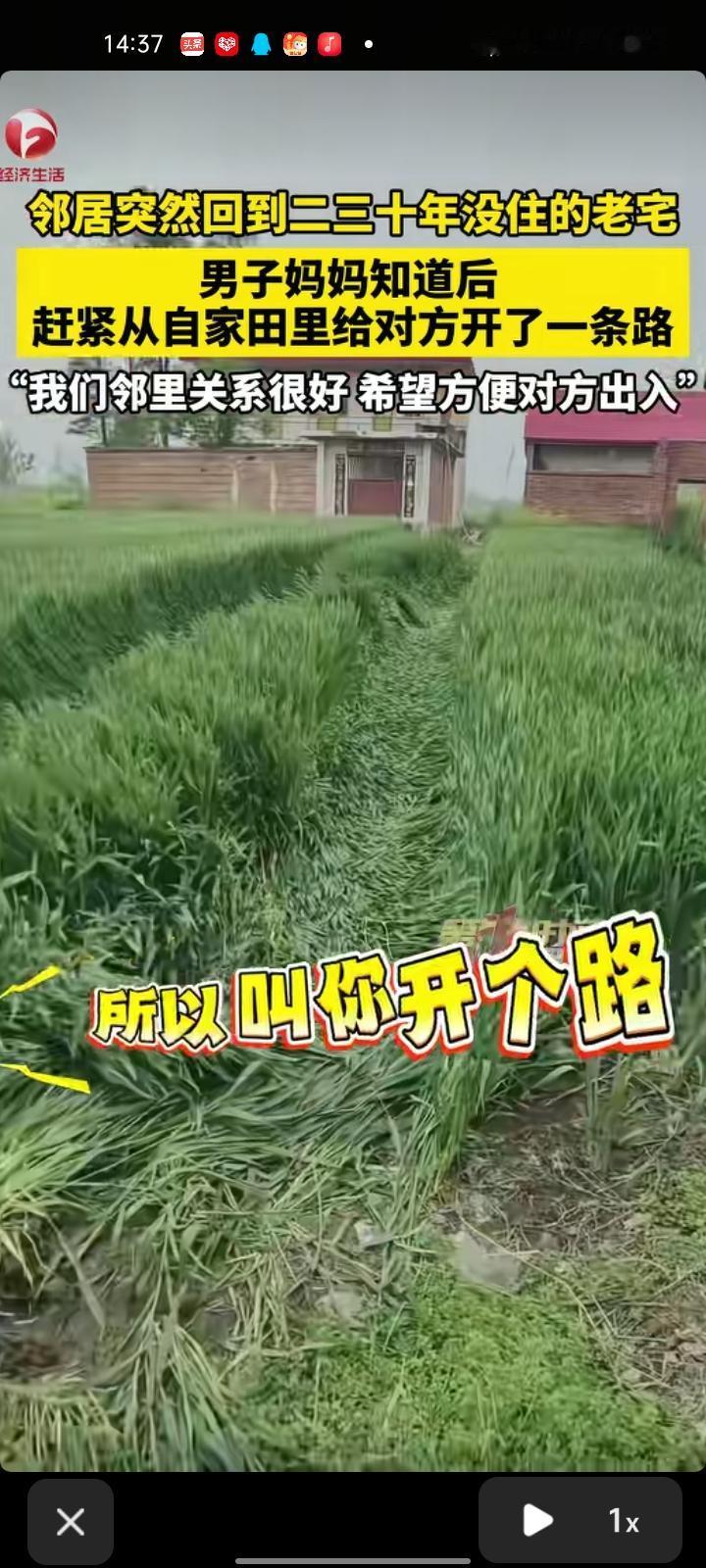 4月12日，信阳市息县。吴先生称，邻居家有二三十年没住人了，这次邻居的爱人突发疾