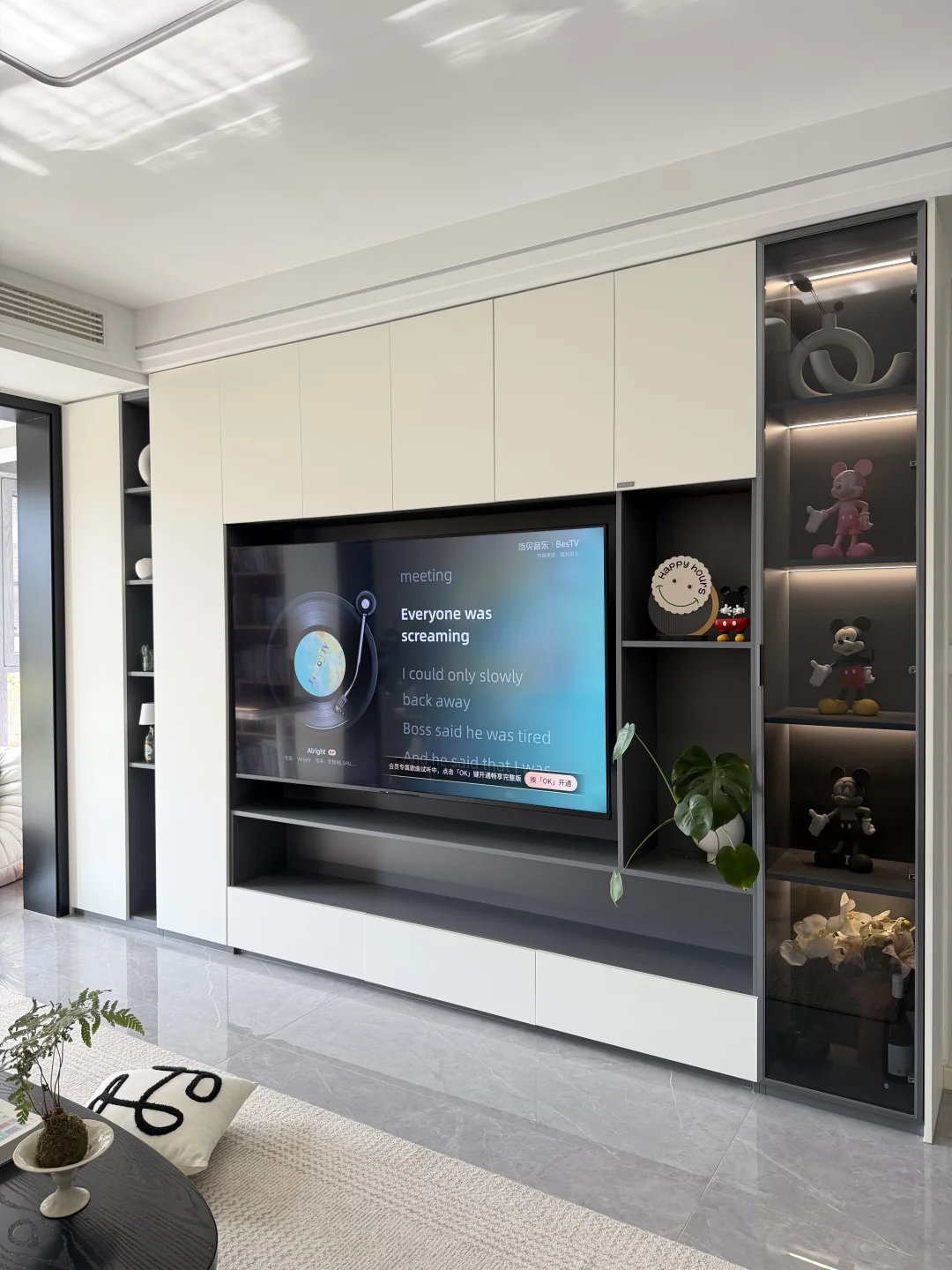 没有满墙电视柜！就没有我家的干净整洁！