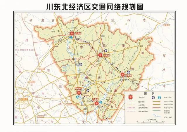 川东北区域的南充-达州组团发展副中心城市其实不然，一是两地相距甚远，二是两地发展