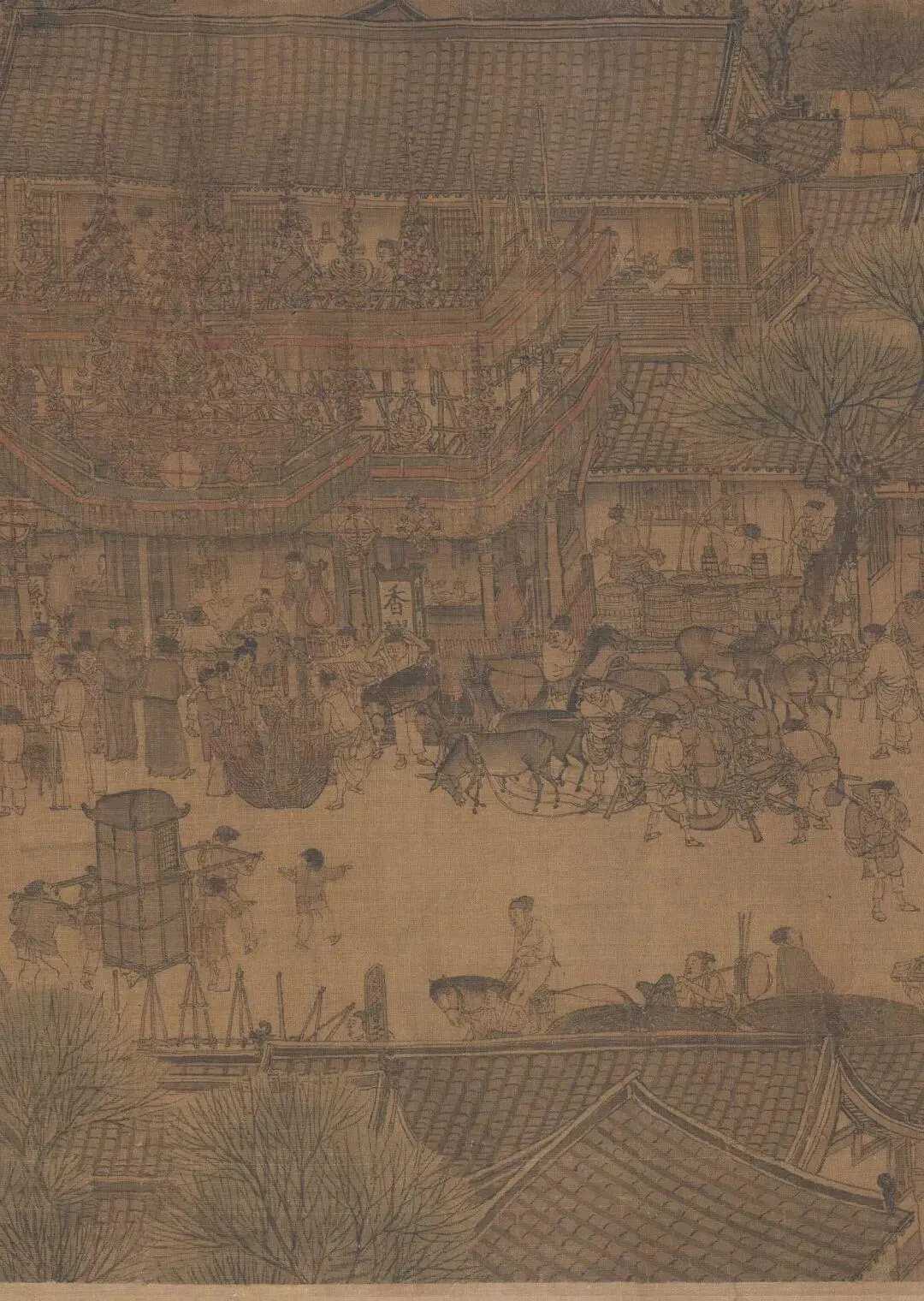 宋张择端《清明上河图》，清明时节雨纷纷，路上行人欲断魂。每到清明节，我们总能想