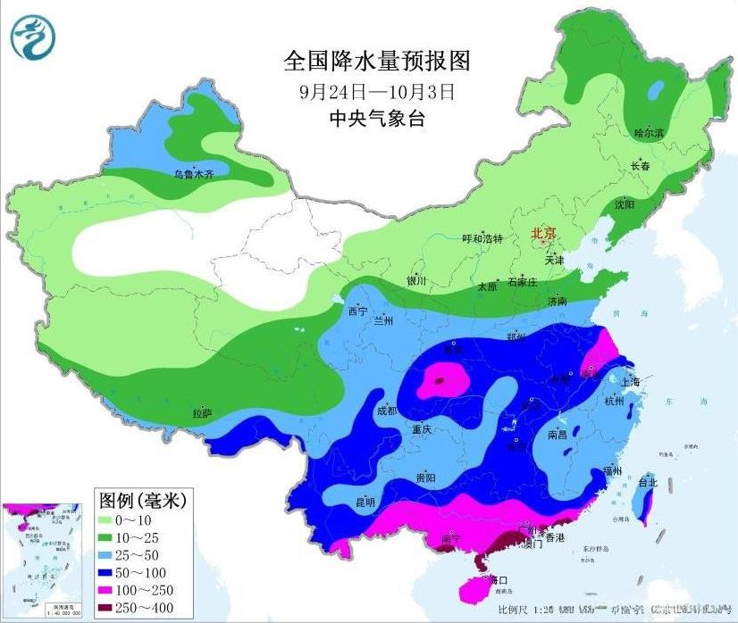 根据中央气象台预报，未来十天我国西南东部、长江中下游、华南地区雨水偏多，冷空气活