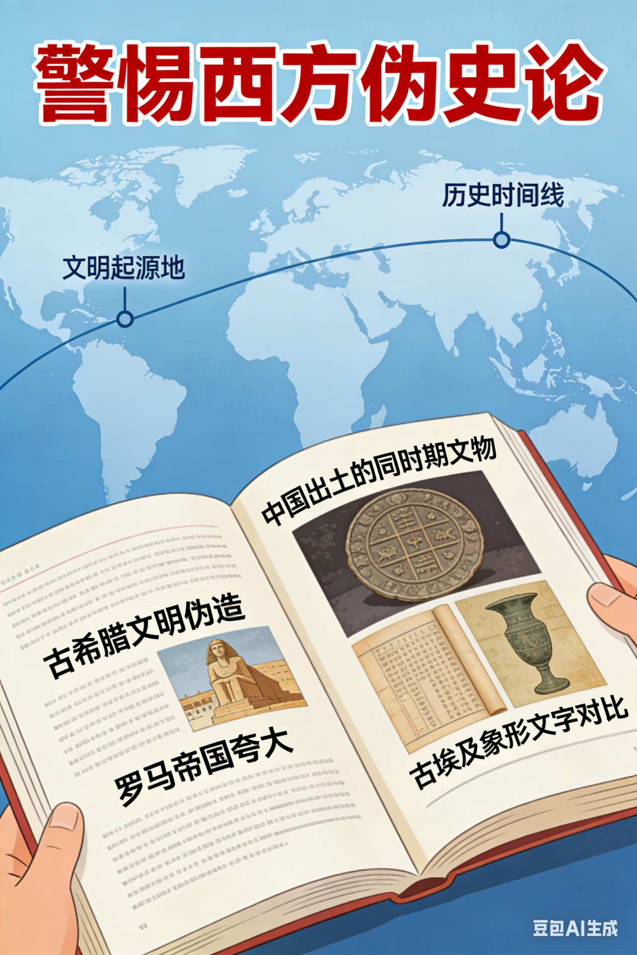 荒唐反智的“西方伪史论”当休矣❤️近年来，“西方伪史论”借爱国之