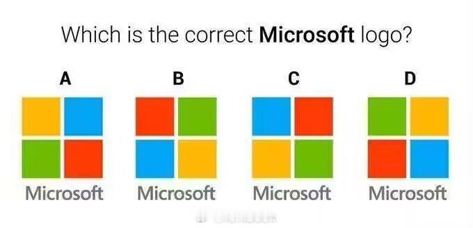 冷笑话，虽然你已经用了十几二十年的Windows系统，但是你大概率认不出哪个才