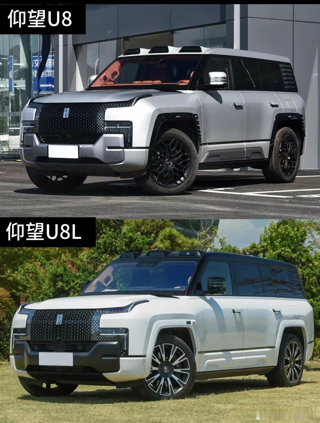 仰望U8和U8L，还是更喜欢U8，纯个人喜好。​​​