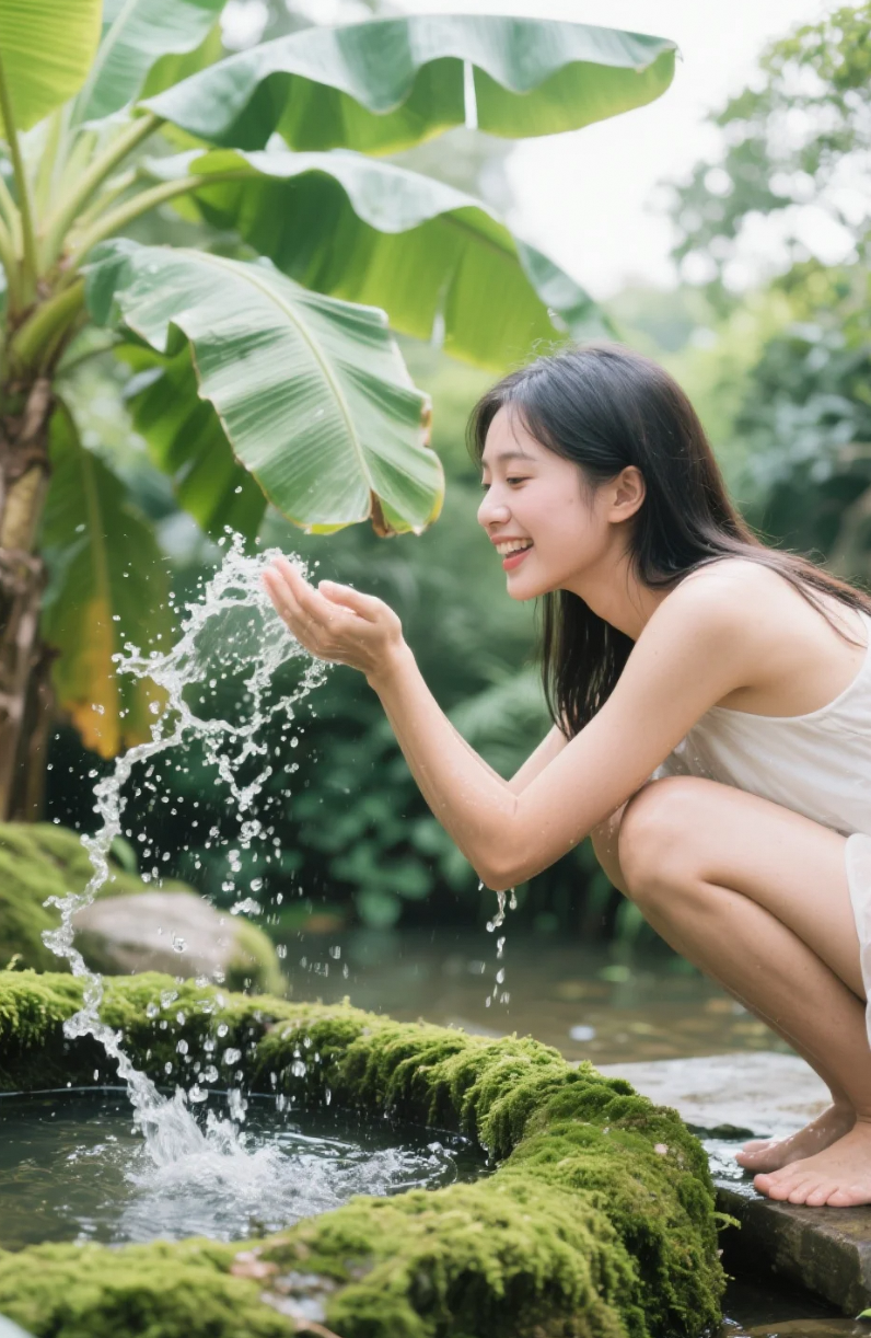 快乐如她，玩水的小确幸