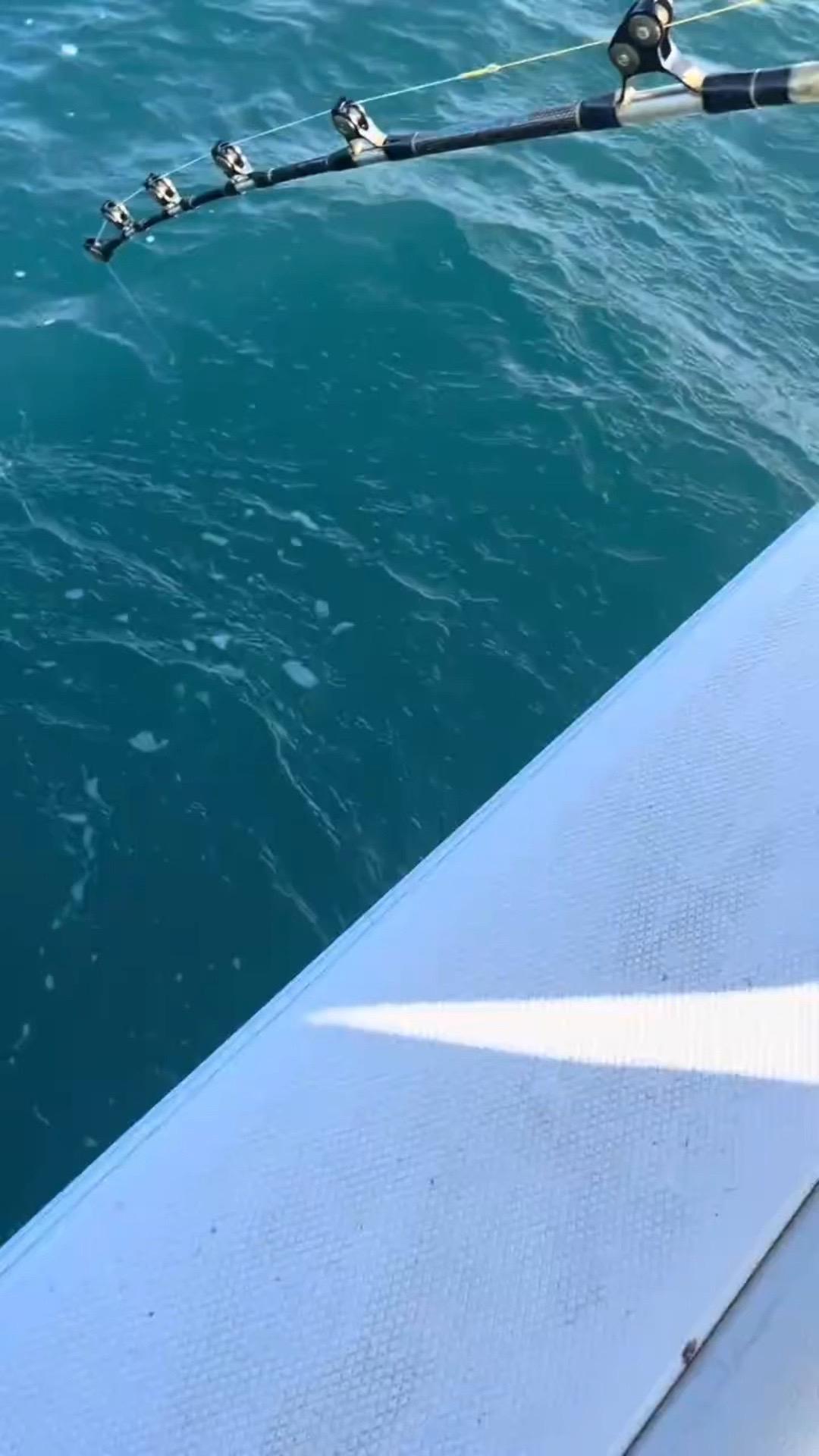 出海钓鱼  钓鱼人就是这么疯狂