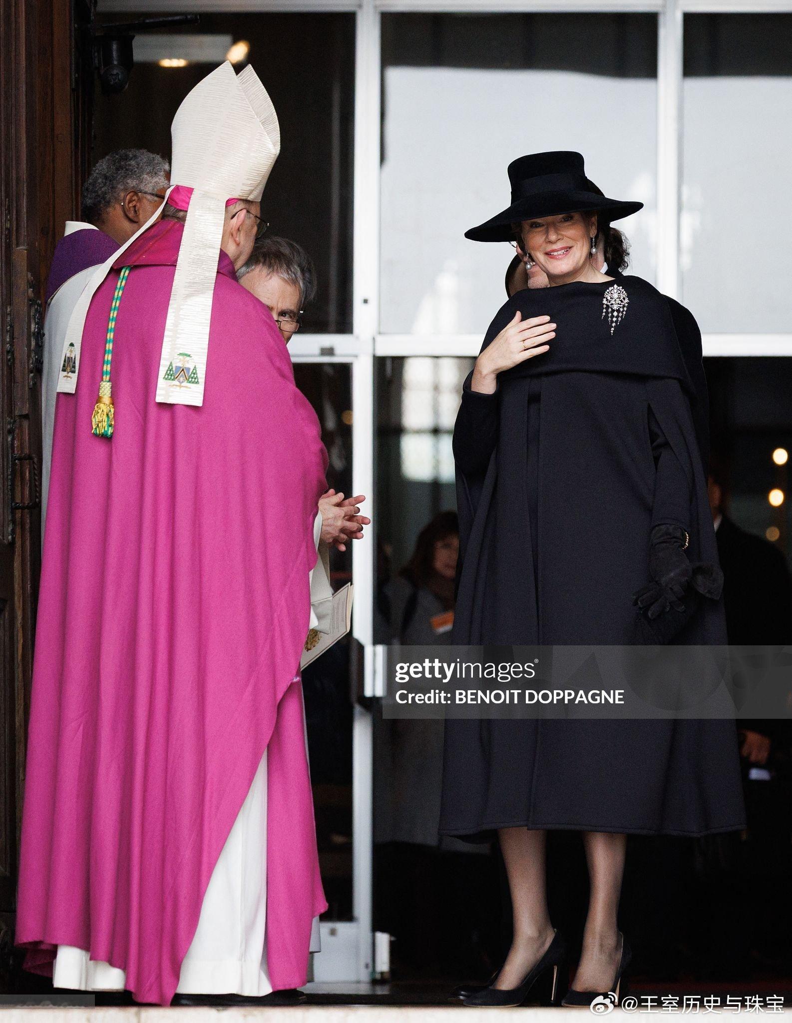 新闻2026.2.24比利时王室成员和卢森堡王室成员出席一年一度的逝者弥撒活