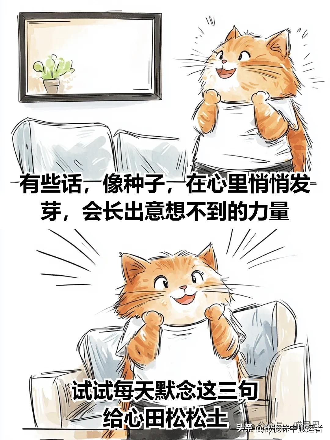 治愈漫画I旺自己的玄学真相：每天默念3遍日常治愈漫画