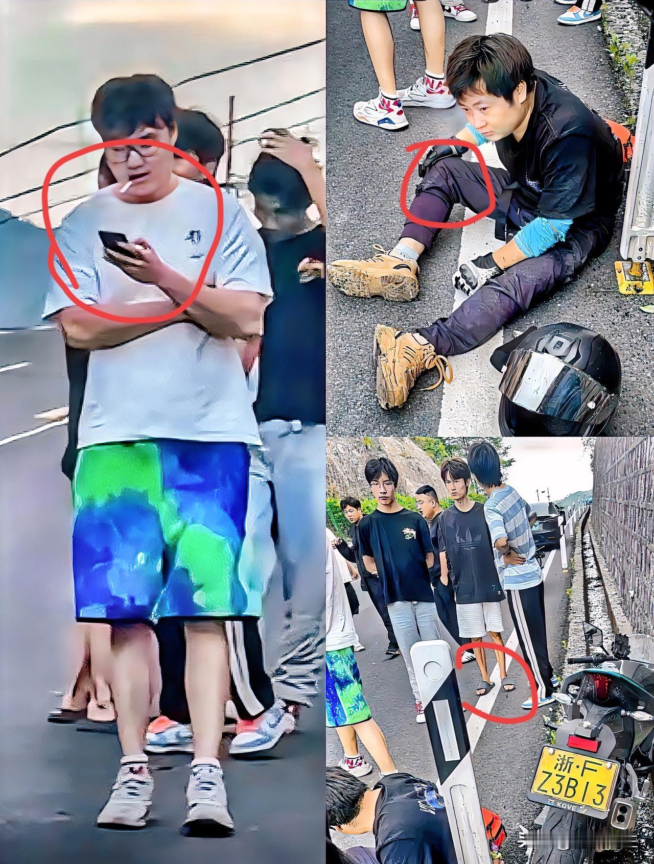 宁波保时捷少爷正面特写照曝光！这心理素质，临危不乱，嘴里叼着一根香烟，双手抱在
