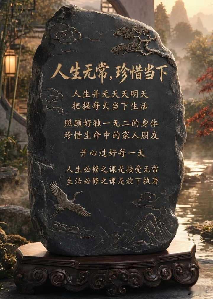 总以为来日方长，却忘了世事无常。很多想见的人，一等，就隔了山海；很多该说