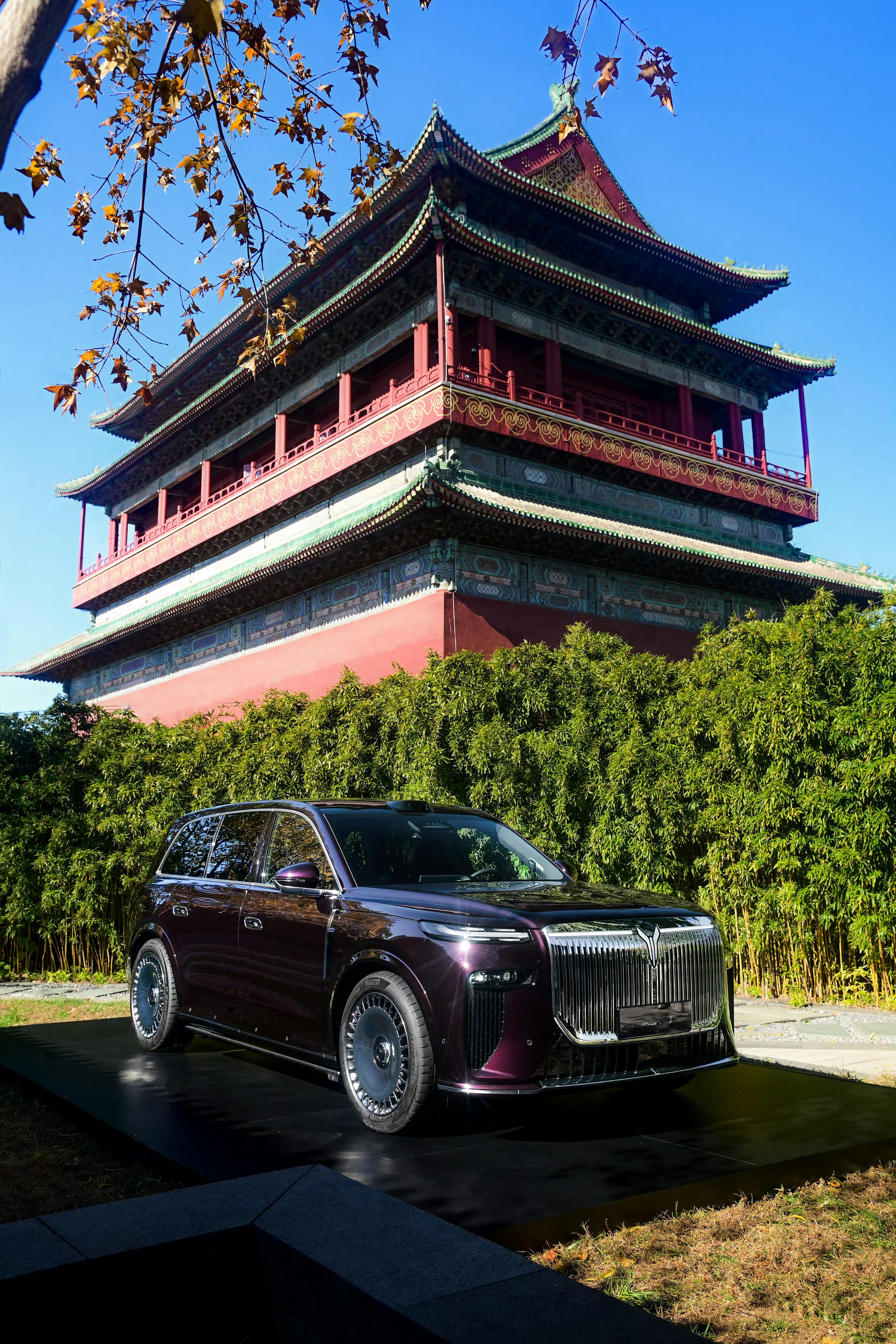 岚图泰山气场确实强，这个角度、这个颜色，相当尊~​​​