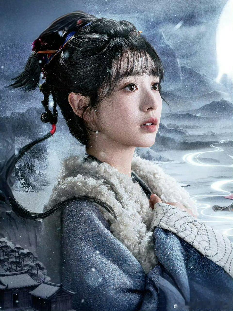 逐玉月照雪途海报逐玉《逐玉》新海报里张凌赫在月光下眼神好深情，期待侯爷谢征！[