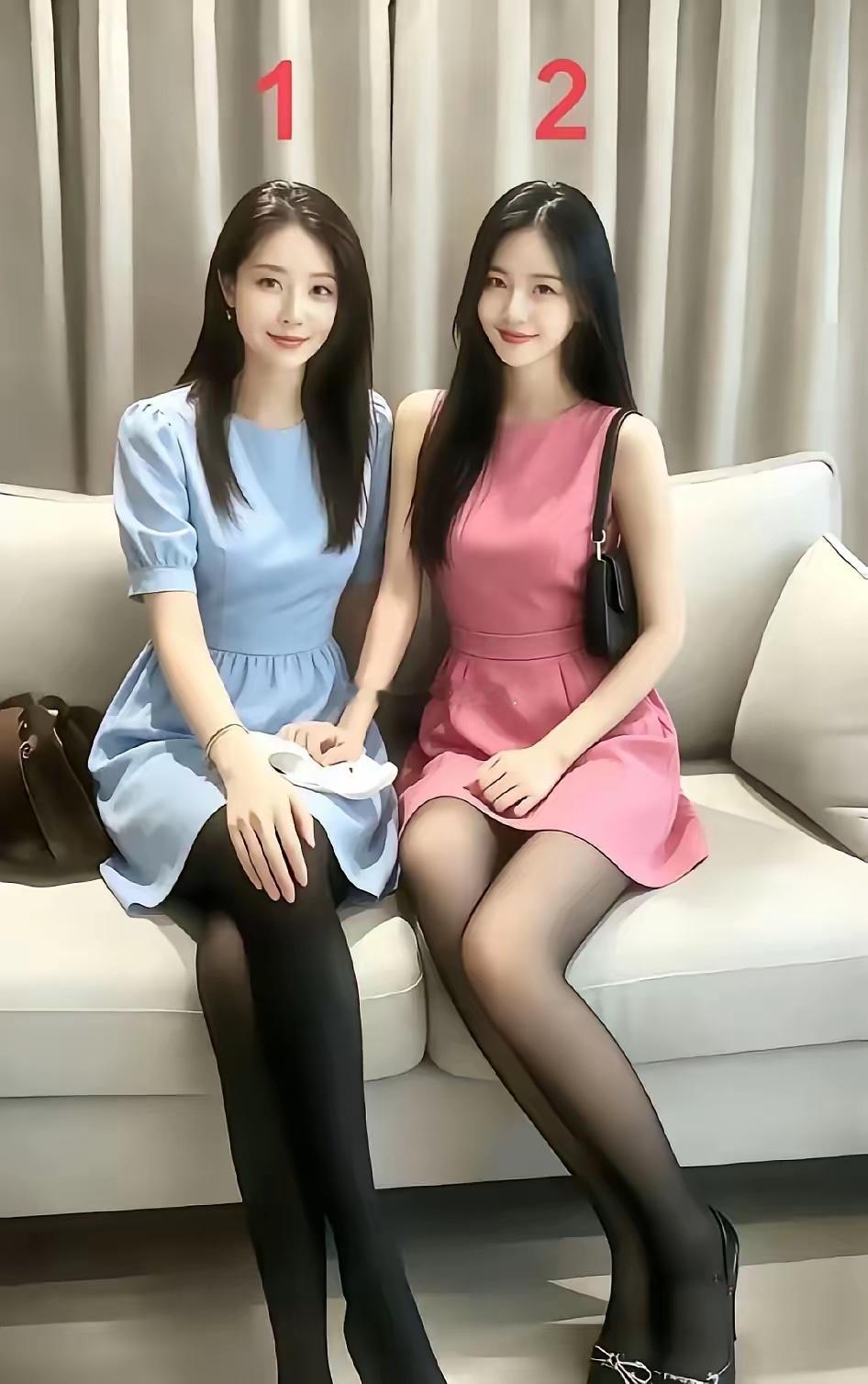 两姐妹，一号是姐姐23岁，二号是妹妹22岁，不要彩礼，不要车子，不用房子，只能选