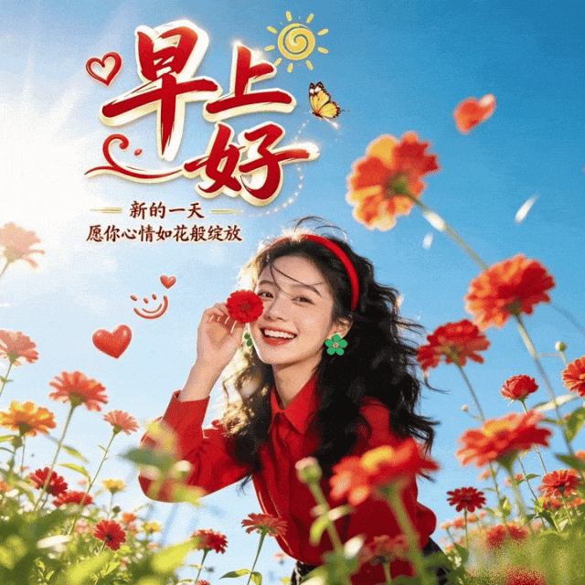 人间有情，本是缘；清晨祝福，送心愿；隔屏相伴，微信联；一声问候，胜千言：祝健康、