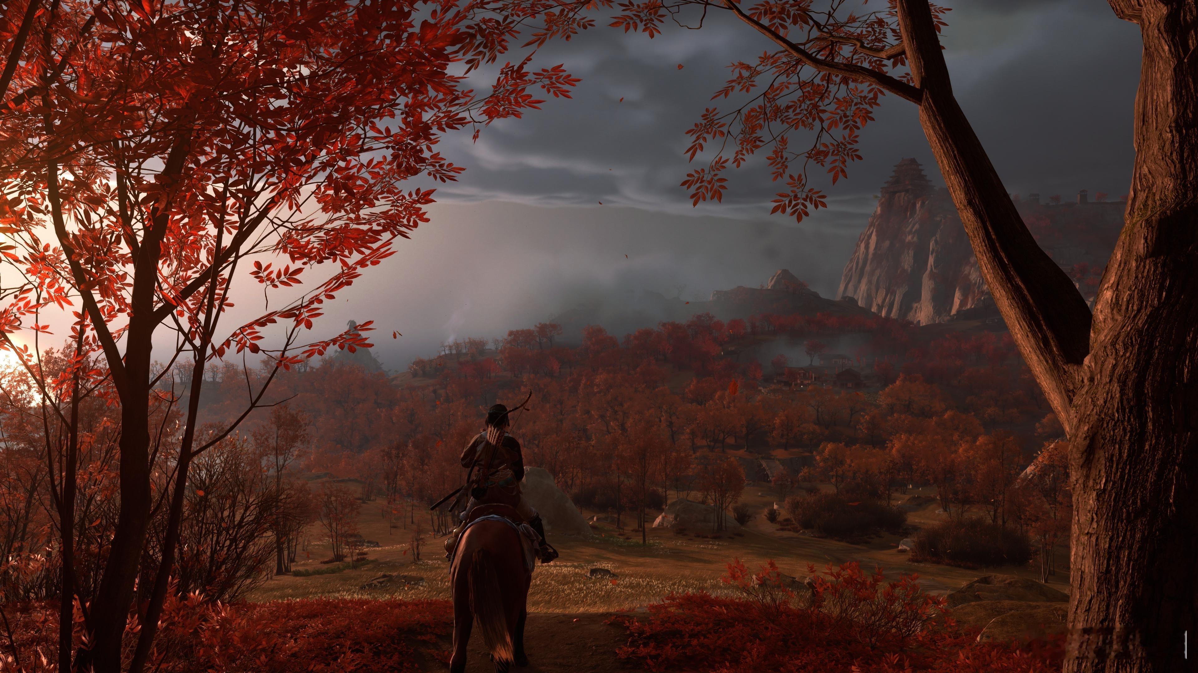 PS5《羊蹄山之魂》，相比前作《对马岛之魂》提升我觉得很大，尤其画面有点登峰造极