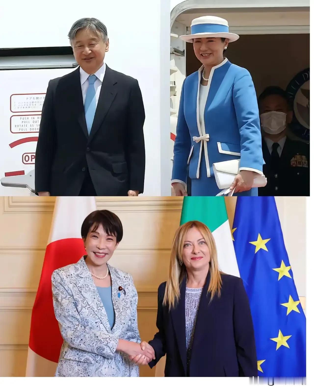 日本天皇和首相同时出访欧洲，小日本究竟想干什么？近期日本出现罕见一幕：天皇