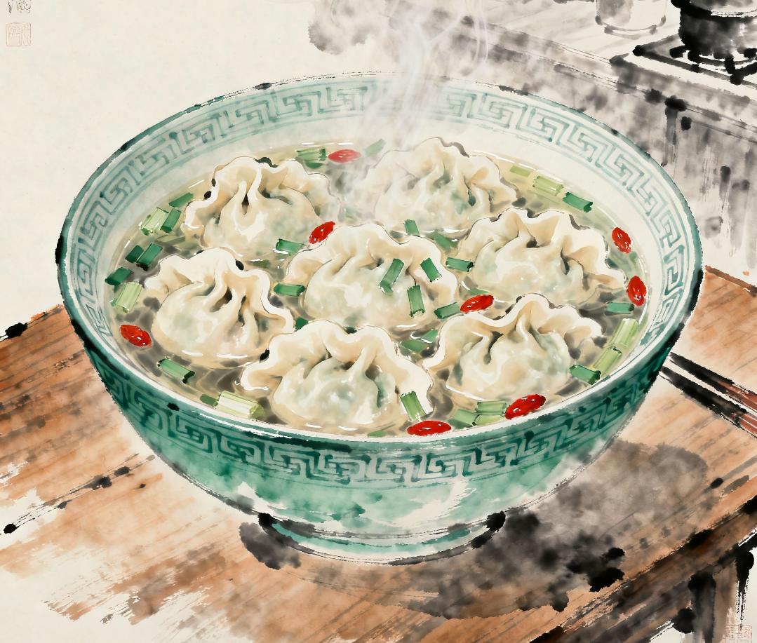 冬至这家饺子店，排队超8000桌！食客：冻得哆嗦也值家人们！冬至这天，城里