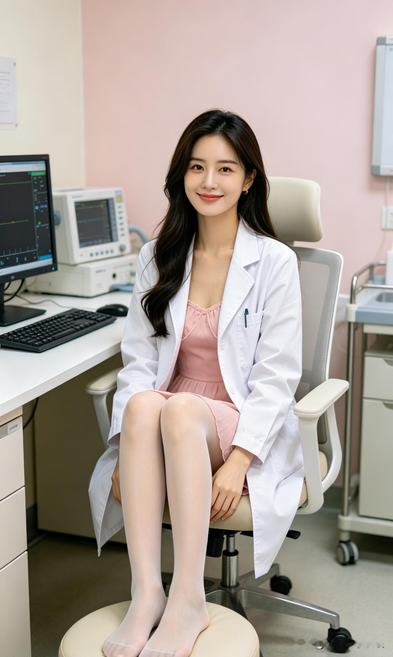 ai宝妈是美女医生，太可爱了。ai宝妈宝妈ai辣妈辣妈宝妈aiai正能