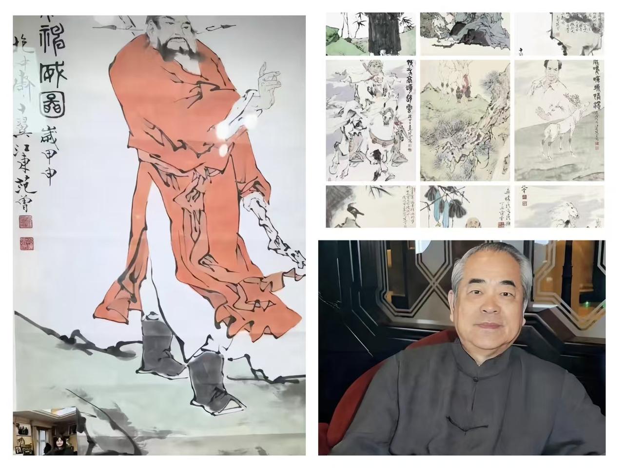 我猜测今晚范曾开始睡不好觉了，他翻来覆去地也想不明白，原本只是声明一下家