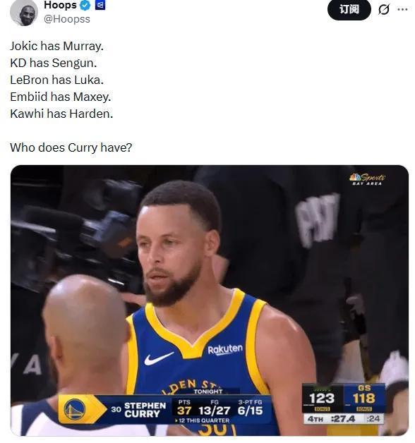 被美媒笑死，他们已经忘记巴特勒这条大腿了吗？美媒提问：约基奇有默里、杜兰特有申京