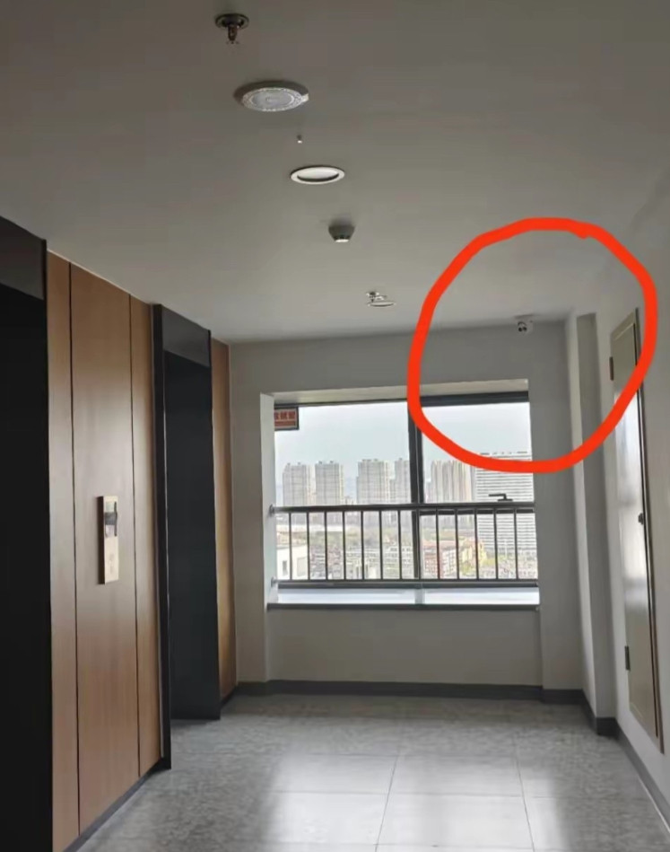 辽宁大连，女子家住24层，她嫌物业在电梯间和走廊里安装太多监控，总有种被监视的
