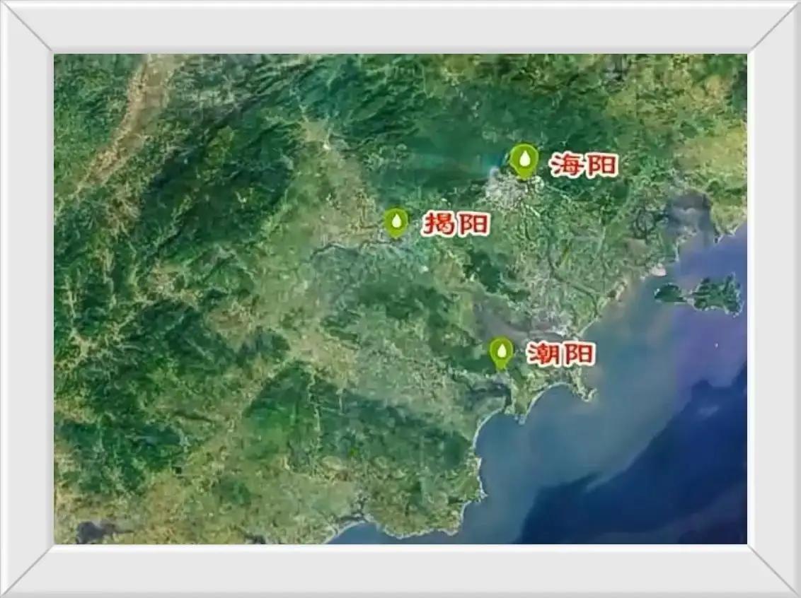 公元819年韩愈来到这三个地方时，当时这里还并没有“潮州”这个地方呢。