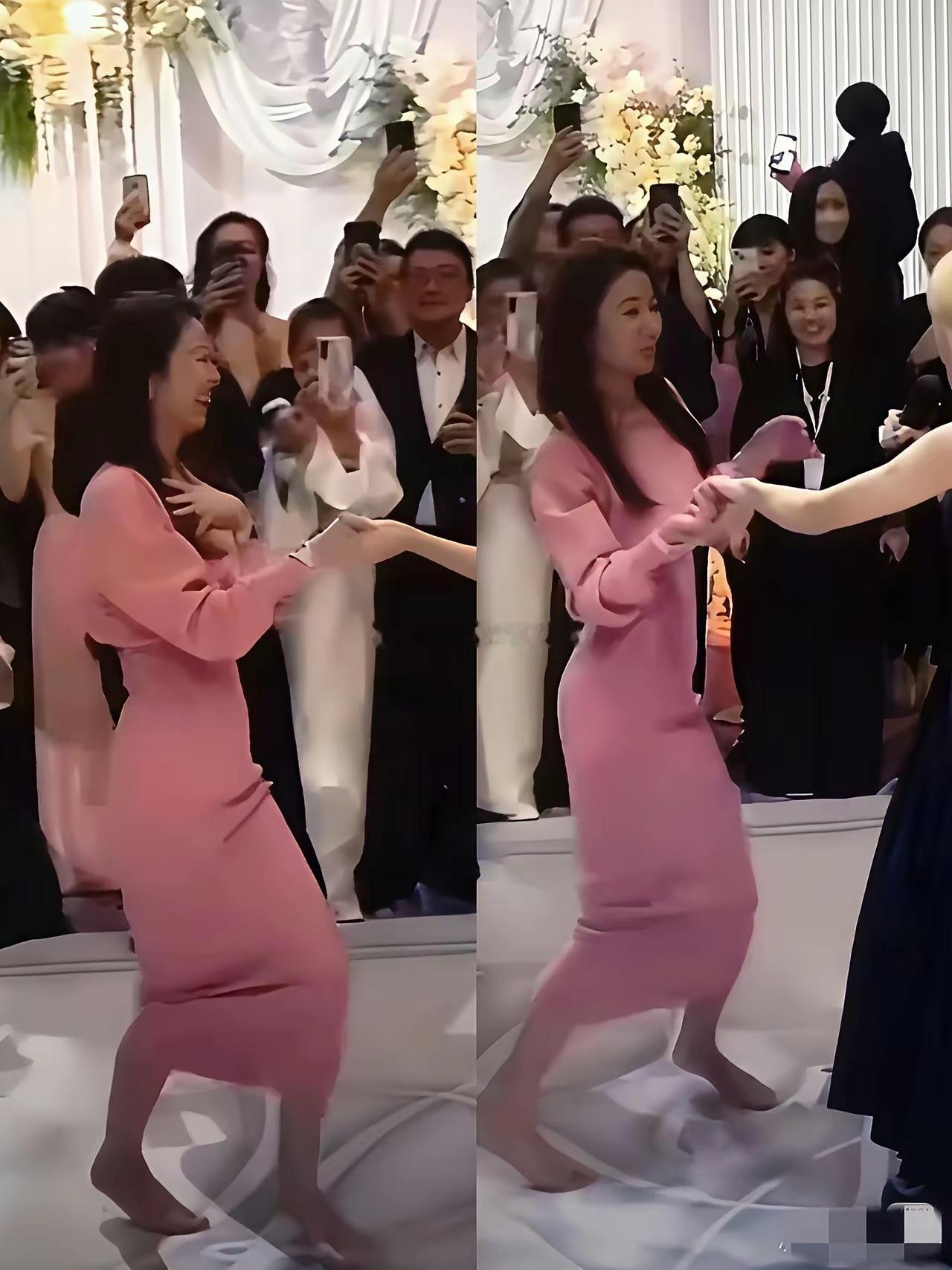 说实话，林心如光着脚在许玮甯婚礼上跳舞那个视频我看了三遍，嘴角都压不住了。不是因