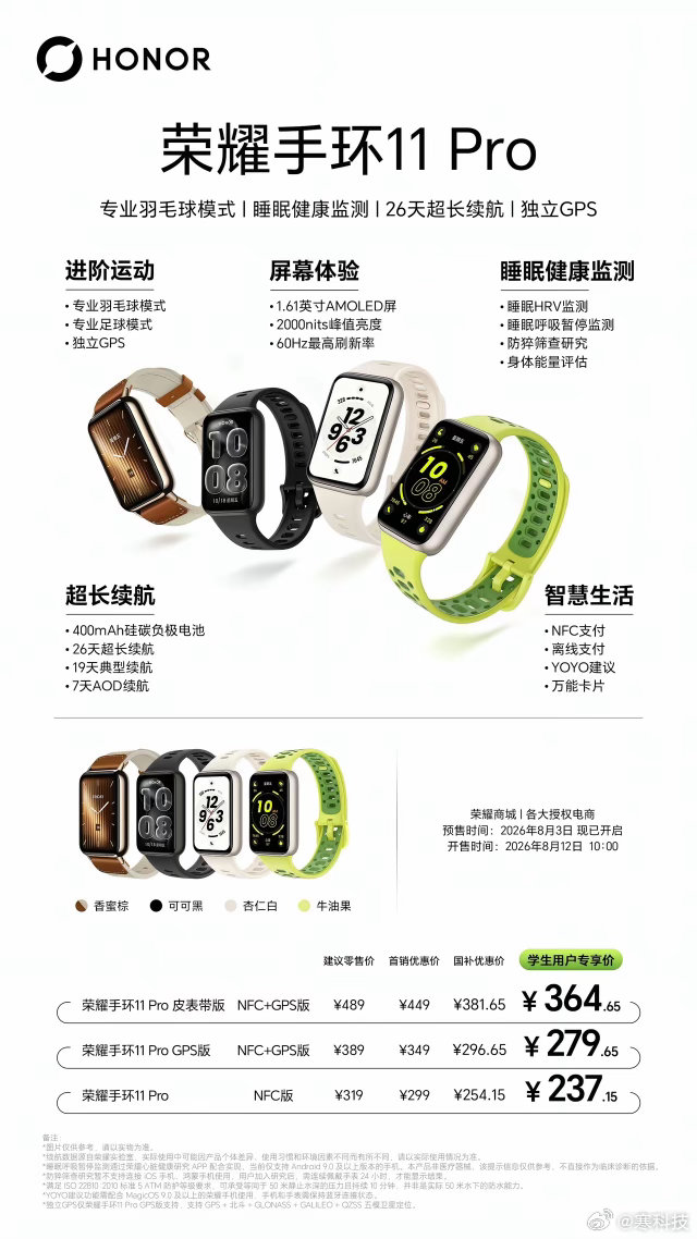 好家伙！荣耀手环11这波直接“王炸”开局，根本不给人犹豫的机会！这段时间实测下来