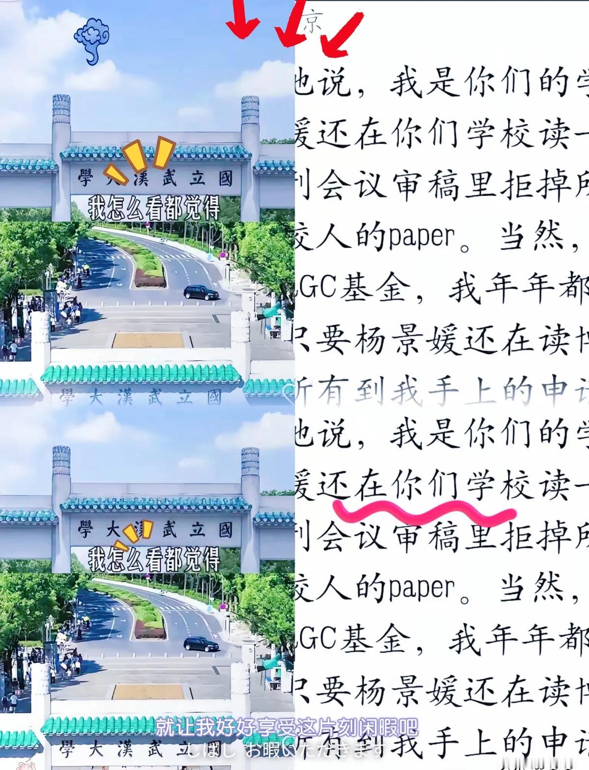 武大研究生集体被拒稿！因为一个杨同学，全校论文一夜全退。杨同学干了啥？性