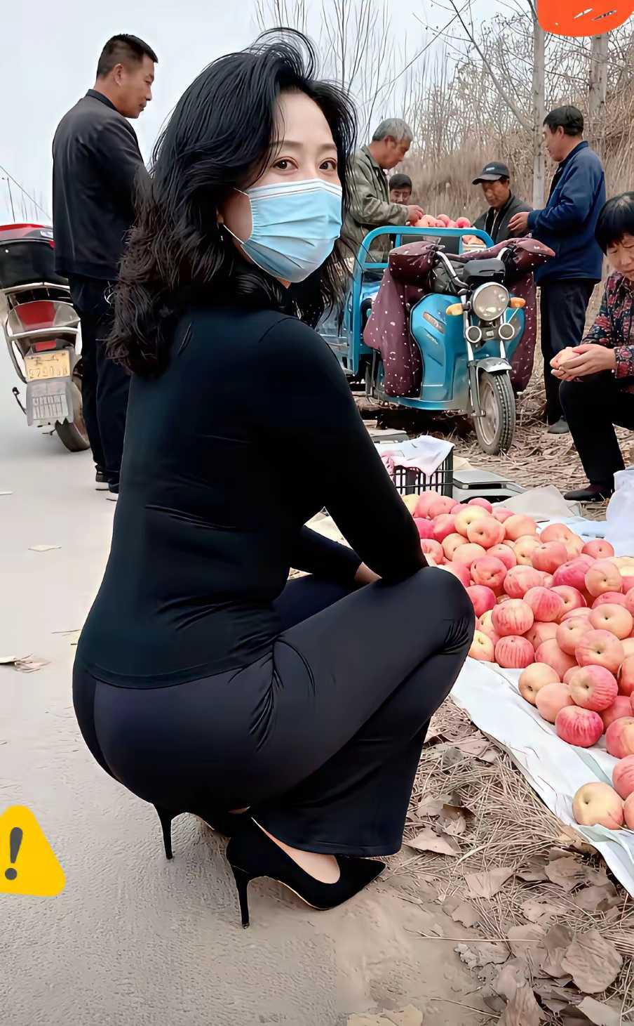 口罩也遮不住她的年龄，猜猜这美女有三十了吗？