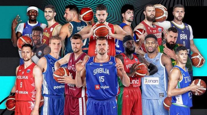 NBA球员在欧锦赛表现东契奇:31.3分7.3板8.3助，投篮命中率40.5%