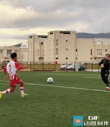 终于有小将万项的消息了!在欧洲留洋的U17国青的球员万项，刚刚代表塞尔维亚贝尔