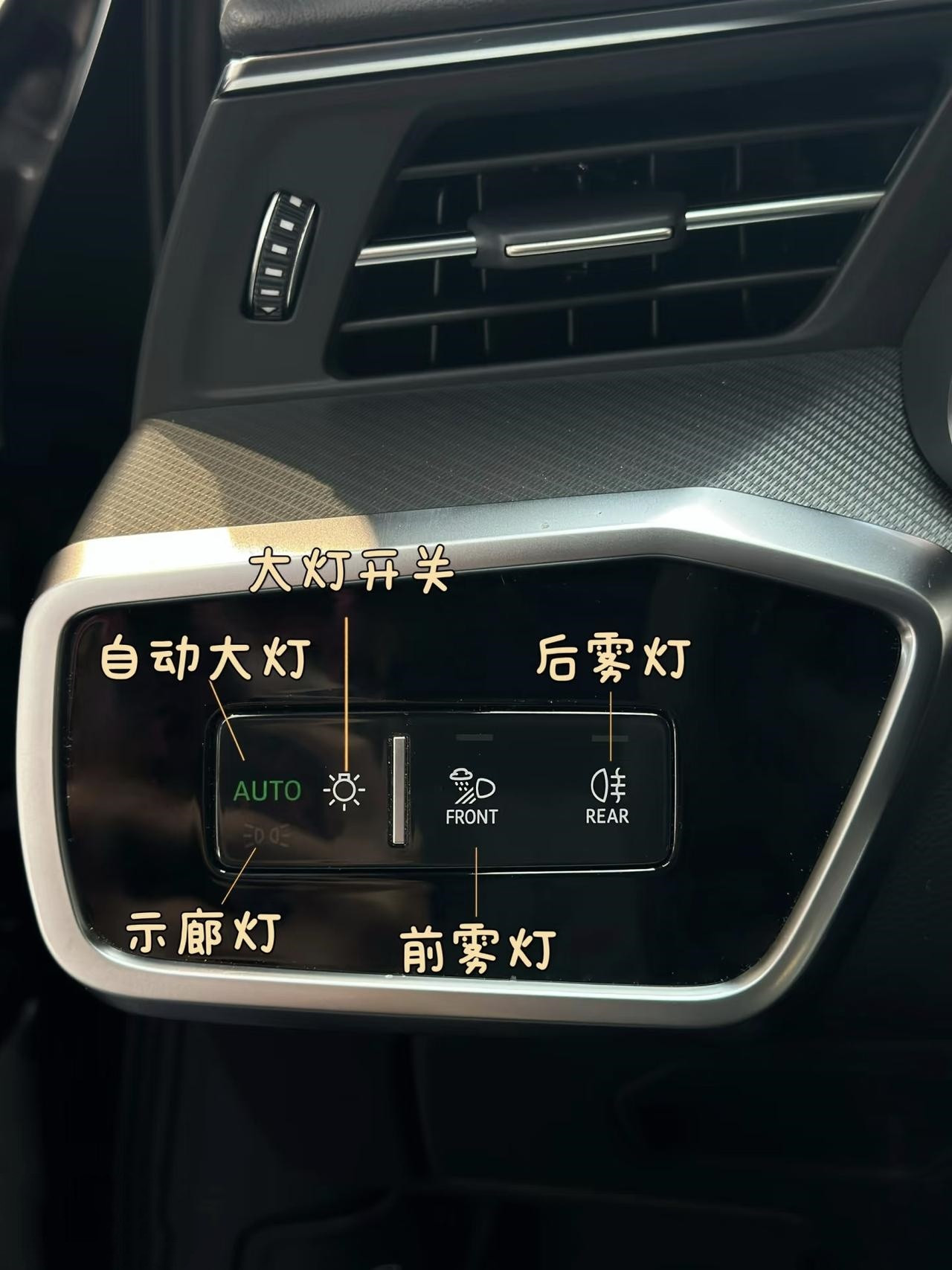 奥迪A6L按键指南