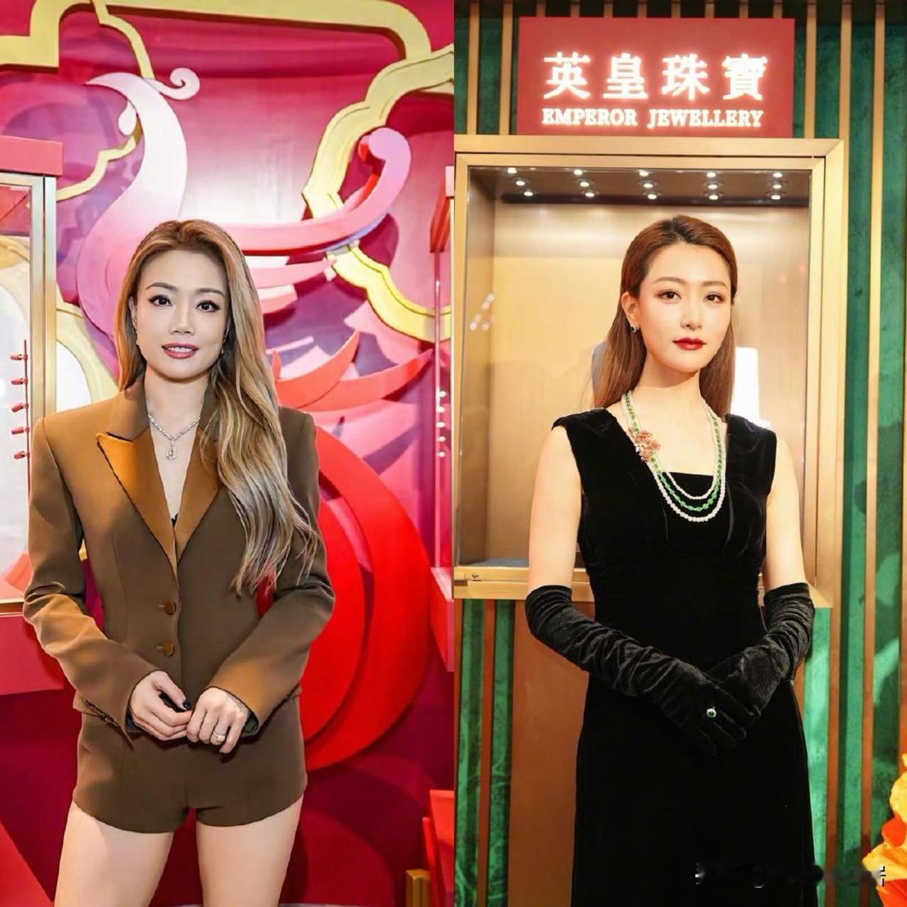 选对发型可太重要了你看容祖儿和白冰同框都是黄色头发但发型却大不同白冰是直