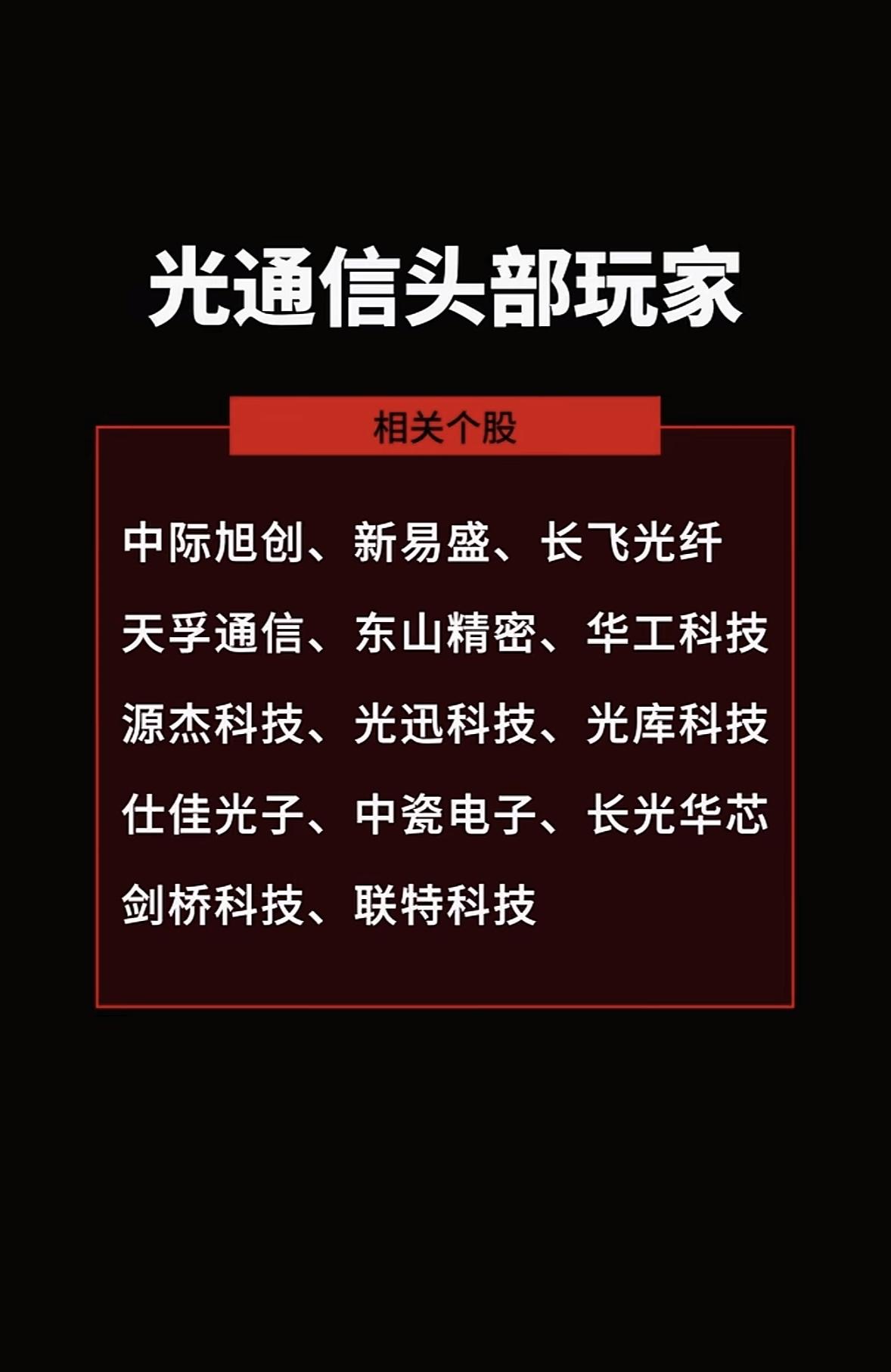光通信龙头股全解析，投资必看！在投资领域，光通信龙头股值得重点关注。像中兴通