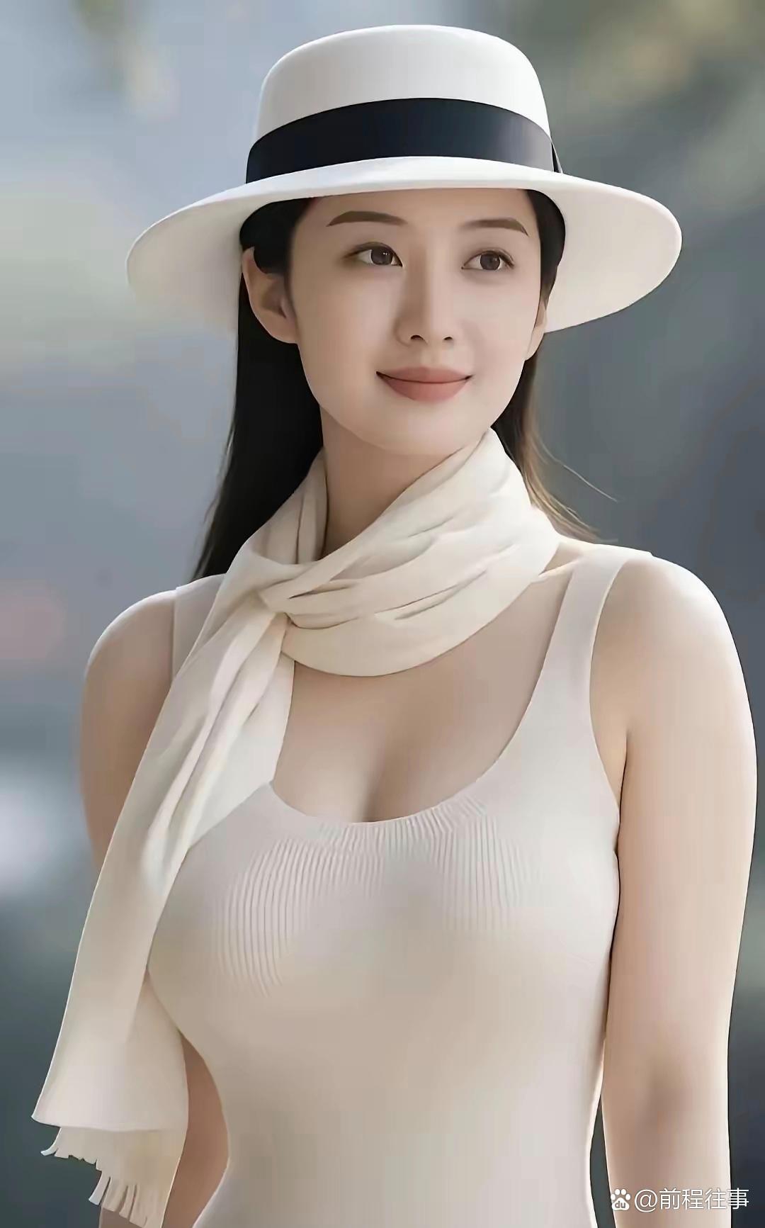 如此惊艳的女人，不知何人与她有幸相守！我敢说这个世上95%的男人都将视她为梦中