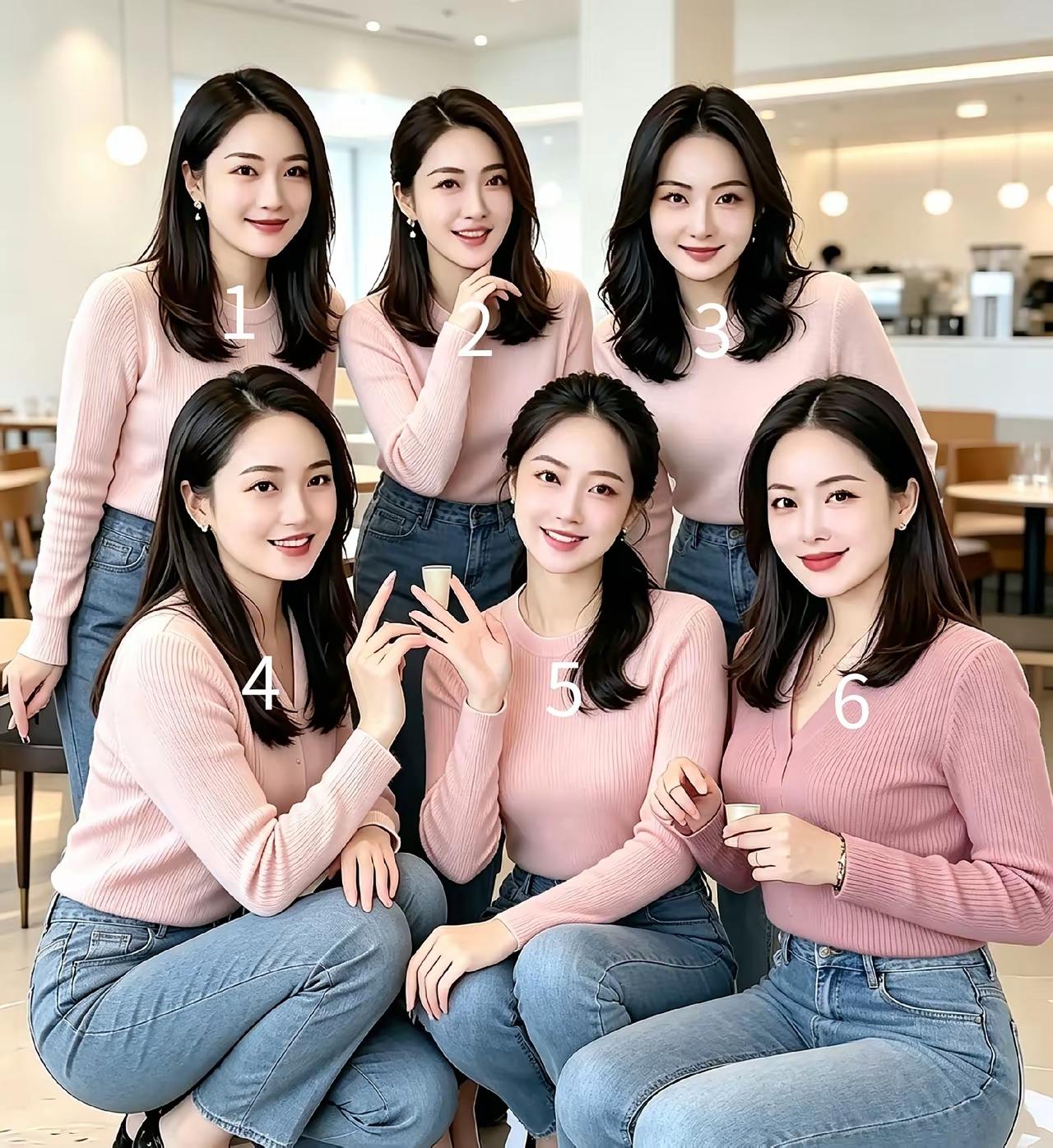 这几位美女是不是都特别漂亮。是不是也看花了咱们的眼睛？怎么选呢？你说了算。
