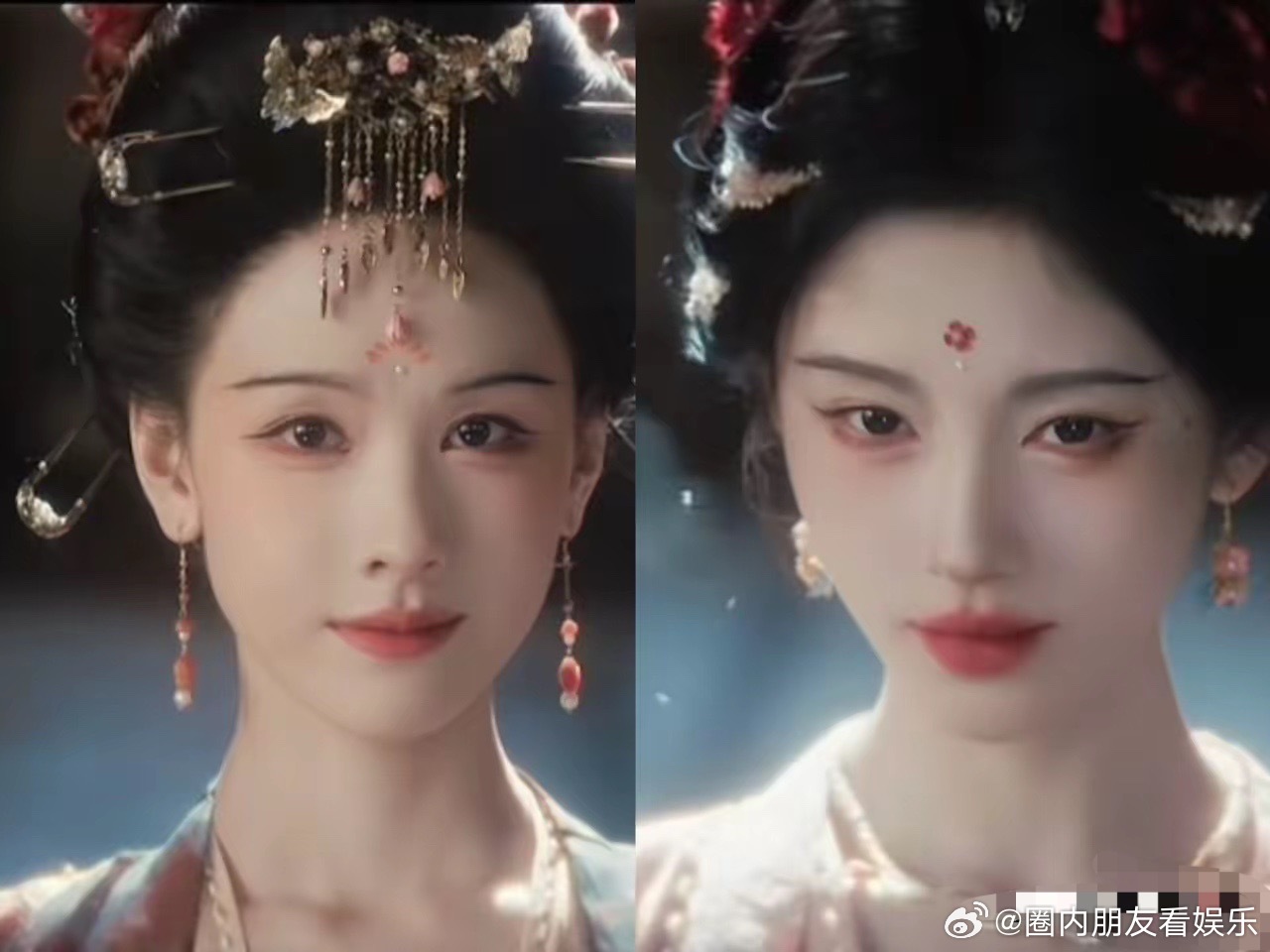 不少人说，鞠婧祎剧里的颜值碾压陈都灵。而且说，她卸掉了半永久妆容后，整个人变得更