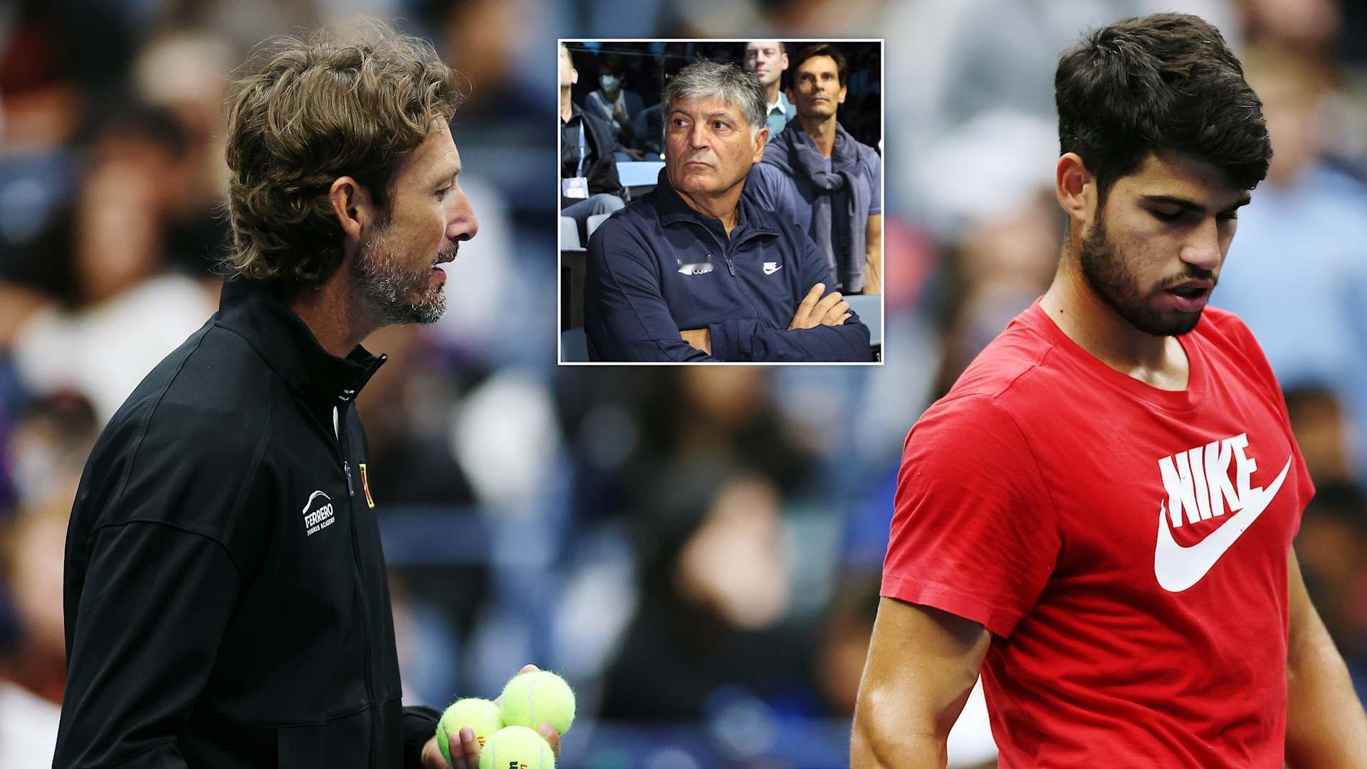 休赛期，分手季。在牵手7年的阿尔卡拉斯费雷罗结束合作仅仅一天之后，迪米特洛夫与