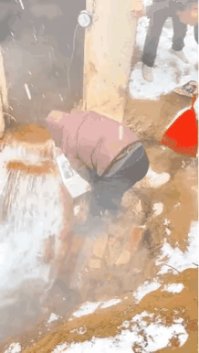 鱼:我谢谢你们全家，让我洗热水澡。