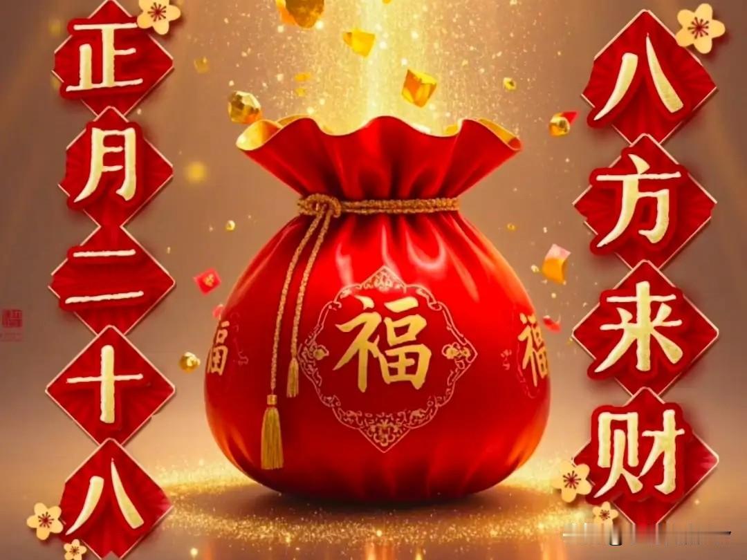 今日正月二十八“聚财日”，做好2件事，福气财气都进你家。“正月二十八，财神