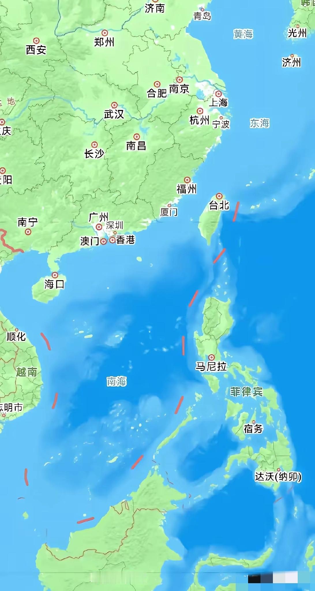 不知道大家有没有发现，日菲私自划定海上界限后，高德地图变了！台湾以东海域，正式划