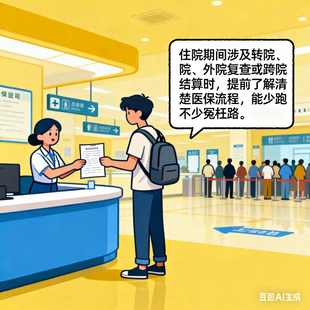 住院转院、复查的医保“门道”，这些细节要记牢“想转去别的医院复查，得先在这