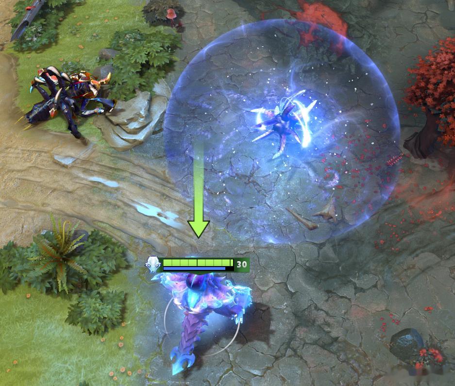 冰魂的2技能太帅了！dota2​​​