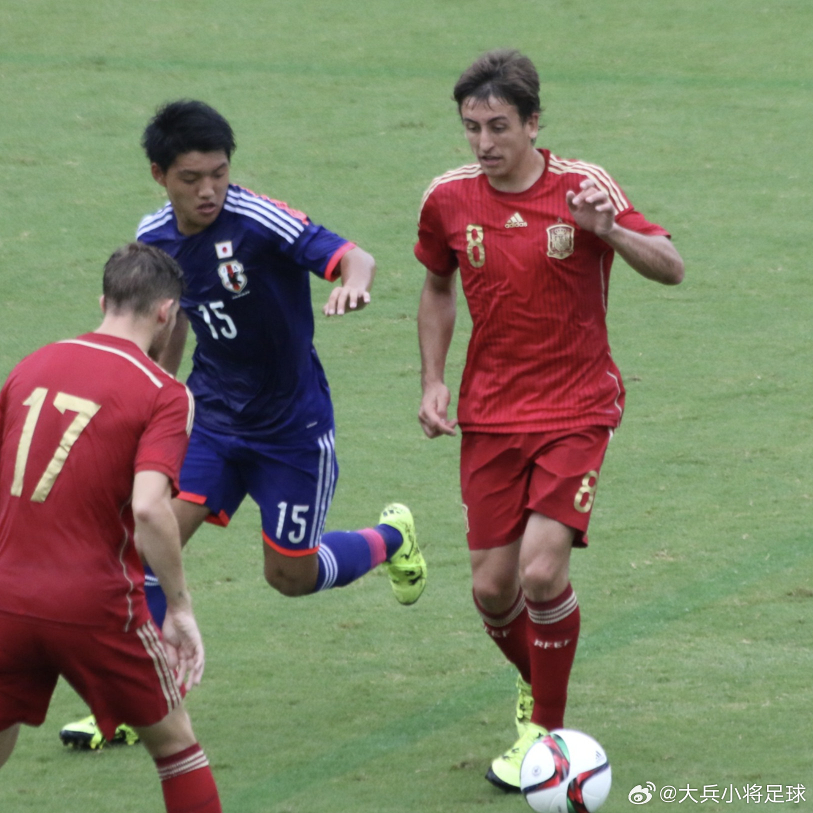 日本足球小将2015SBS杯国际青年足球锦标赛，堂安律X奥亚萨瓦尔