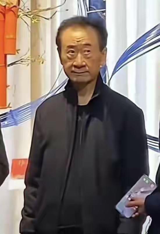 72岁的王健林，都瘦成这样了，看来他的工作真的很辛苦啊，这把年纪还在四处奔波。