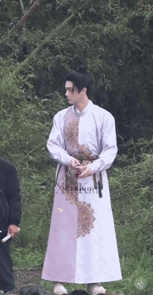 这是许凯的哪个角色呢，听说是梅逐雨，梅小郎君，古装有时真分不清角色名，都挽个发髻